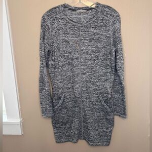 Athleta Women’s Destiny Long Sleeve Dress Size Small Heather Gray POCKET…